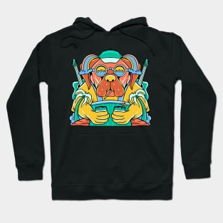 Beach Dog Doodle Hoodie